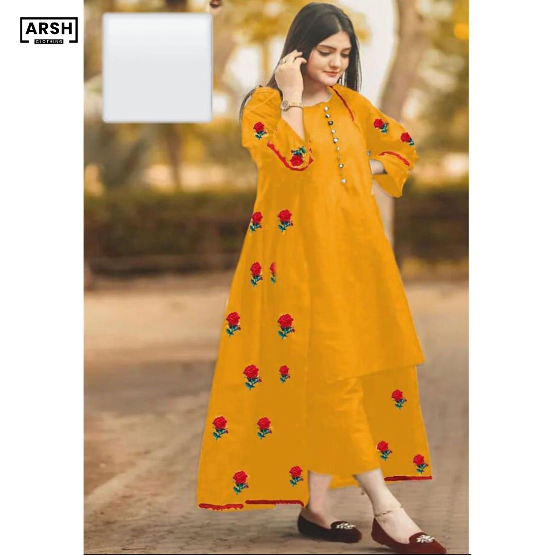 New flowers Rose gown article 3 Piece