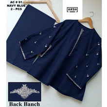 Pocket Style 2-Pcs Back Bunch Embroidery New Article with Stitch. 