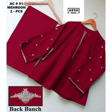 Pocket Style 2-Pcs Back Bunch Embroidery New Article with Stitch. 