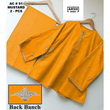 Pocket Style 2-Pcs Back Bunch Embroidery New Article with Stitch. 