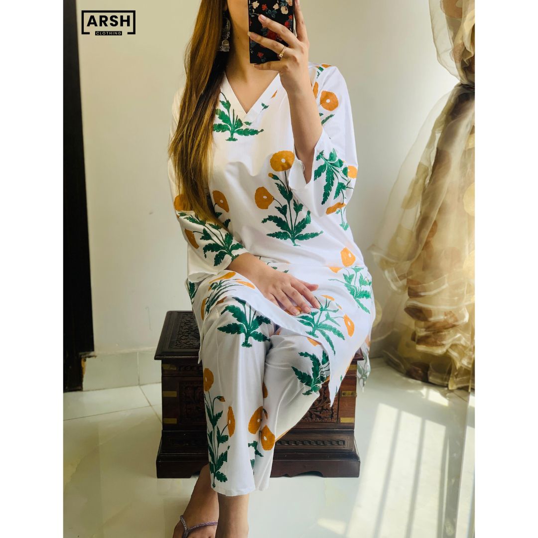 2 PCS WINTERS SPECIAL FLOWER DESIGN