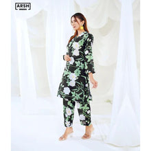 MIDNIGHT GARDEN - PRINTED LAWN (PRET) - STITCHED 2 PIECE