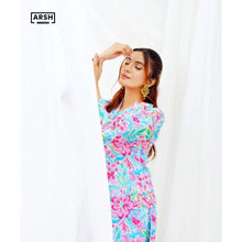 Multi FLOWER PETALS - PRINTED LAWN - STITCHED 2 PIECE